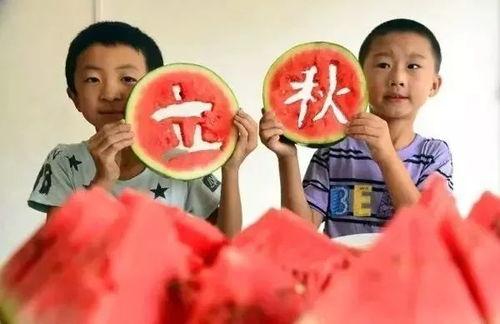 咬秋吃瓜文案,尽享清凉时光